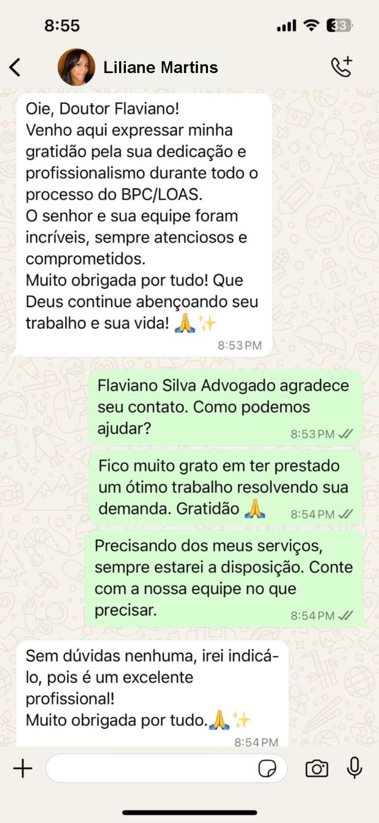 Atenciosidade e Profissionalismo